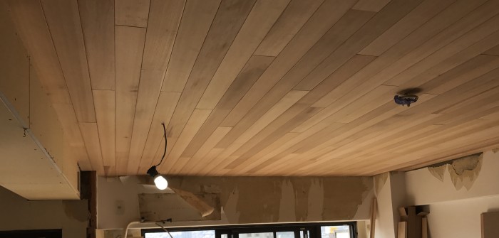 天井板貼り 広島のマンションリフォーム リノベーション 工房住空間
